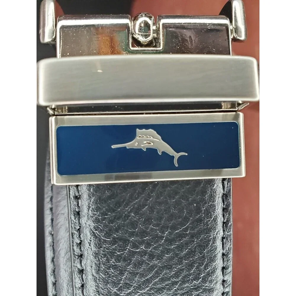 Tommy Bahama Marlin Logo Men's Reversible Dress Belt 38/40